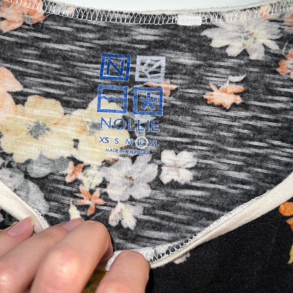 Floral Baseball Tee - Picture 2 of 5